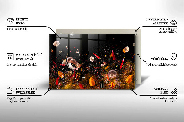 Tábua corte Especiarias picantes