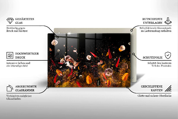 Tábua corte Especiarias picantes