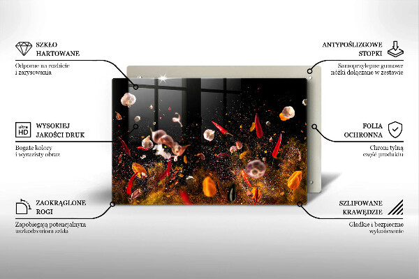Tábua corte Especiarias picantes