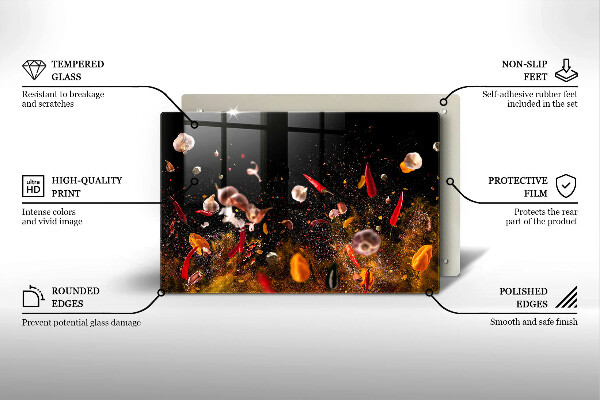 Tábua corte Especiarias picantes