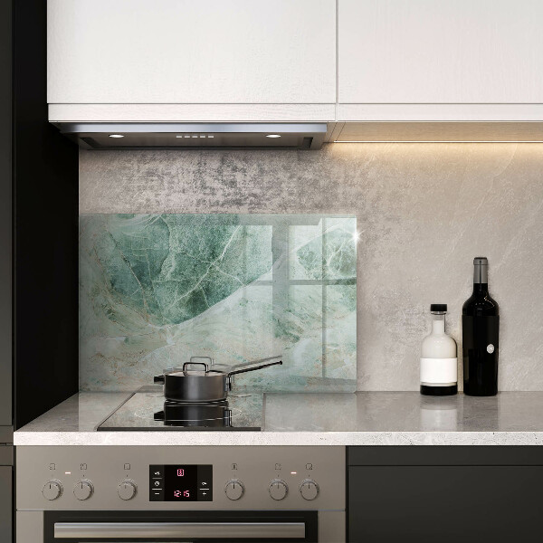 Tábua de cortar de vidro Estrutura de pedra