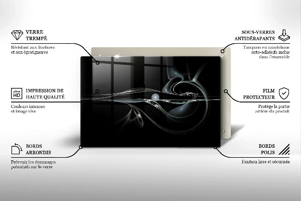 Tábua para cozinha Abstração moderna