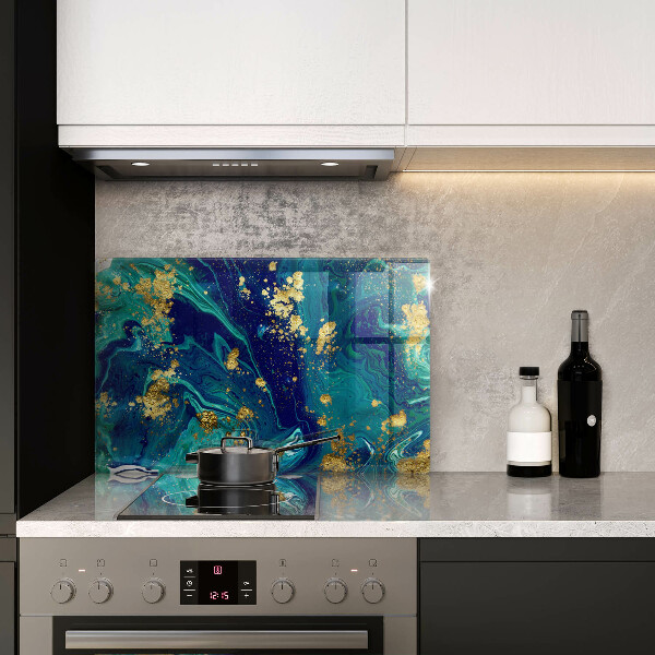 Tábua corte Abstração com ouro