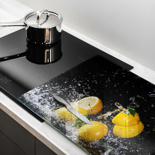 Tábua de vidro Fruta limão suculenta