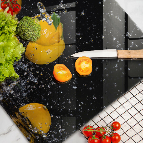 Tábua de vidro Fruta limão suculenta