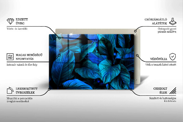 Tábua corte Folhas de vegetação da selva