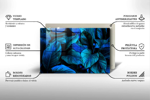 Tábua corte Folhas de vegetação da selva