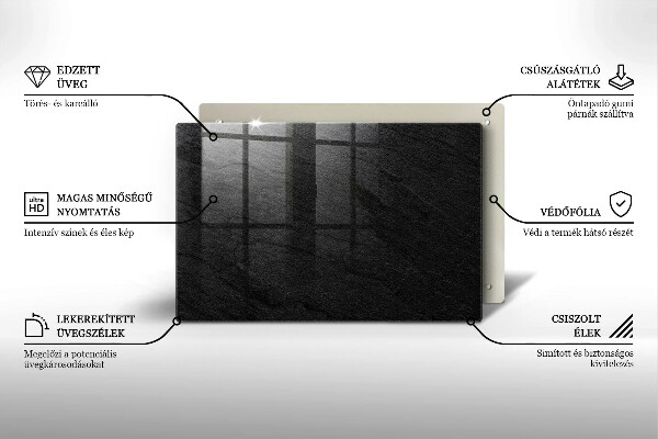 Tábua cozinha Textura de pedra