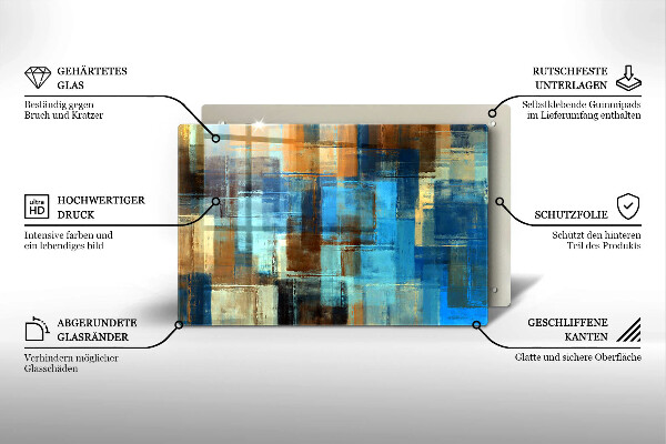Tábua de corte Fundo pintado