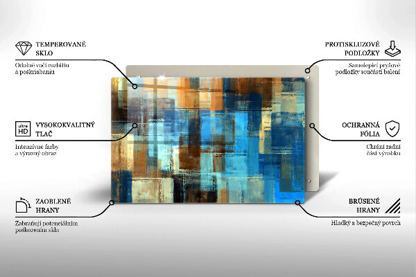 Tábua de corte Fundo pintado