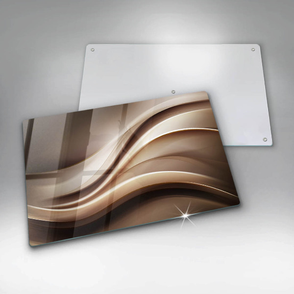 Tábua cozinha Linhas suaves de abstração