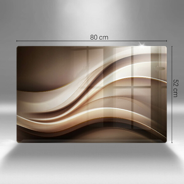 Tábua cozinha Linhas suaves de abstração