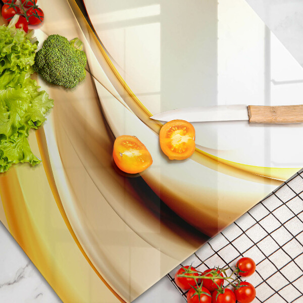 Tábua para cozinha Linhas de fumaça abstratas