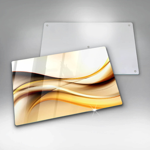 Tábua para cozinha Linhas de fumaça abstratas