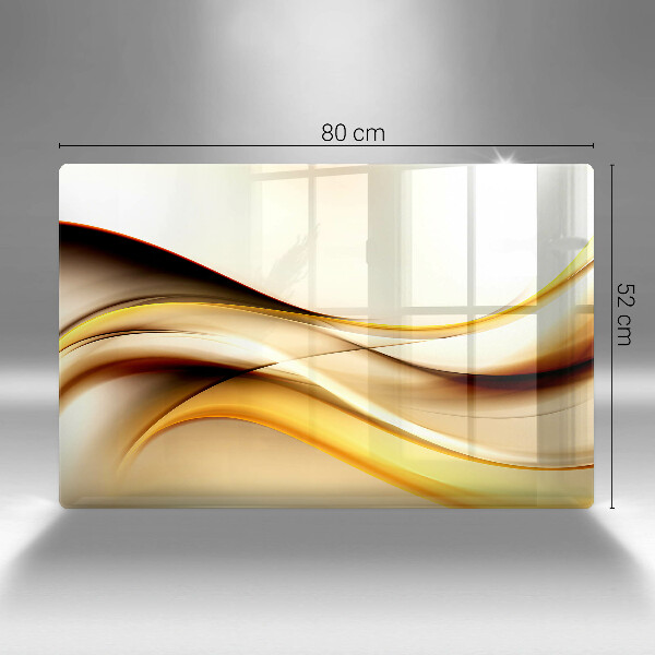 Tábua para cozinha Linhas de fumaça abstratas