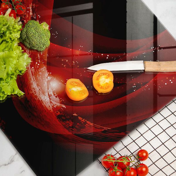 Tábua de corte de vidro Abstração moderna