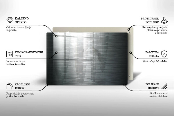Tábua corte Textura metálica
