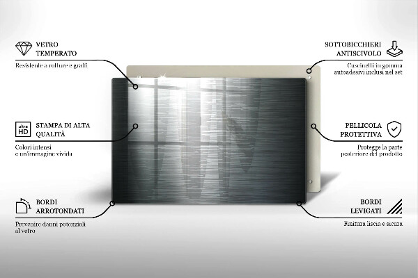 Tábua corte Textura metálica