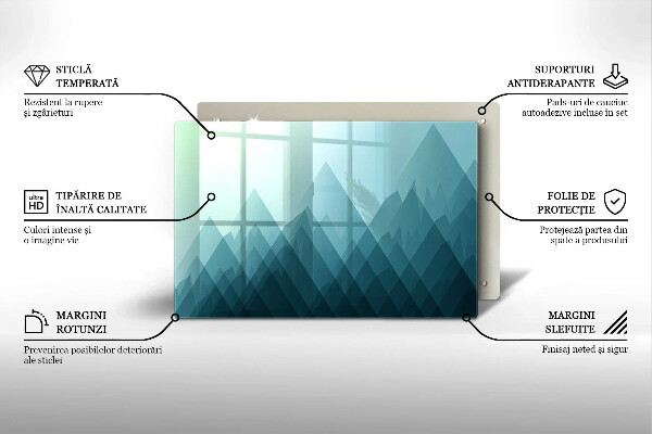 Tábua para cozinha Montanhas abstratas