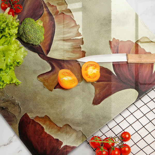 Tábua cozinha Flores boho pintadas