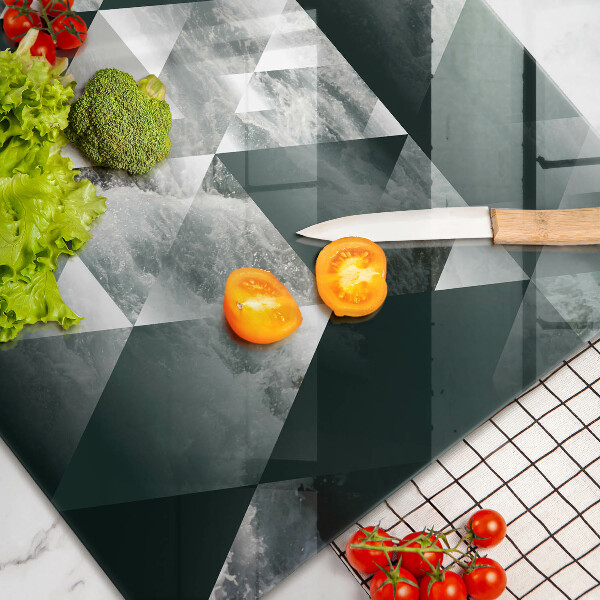 Tábua para cozinha Triângulos e água