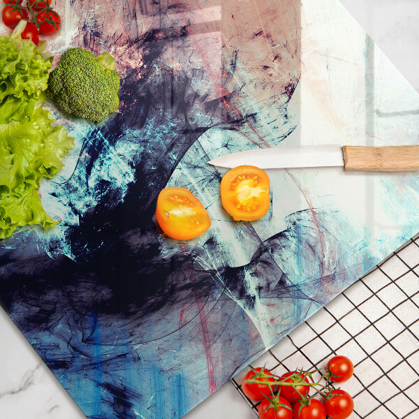 Tábua de cortar alimentos Abstração pintada