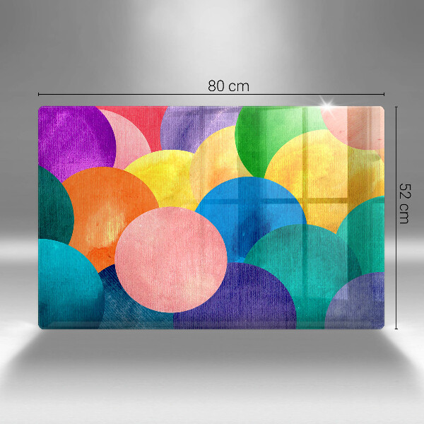 Tábua de cortar Círculos coloridos