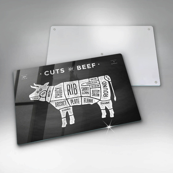 Tábua de cortar alimentos Carne de vaca