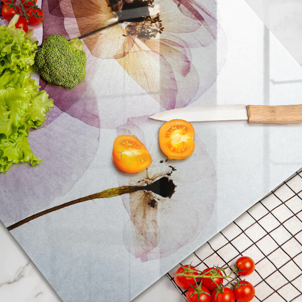 Tábua de corte Flores delicadas