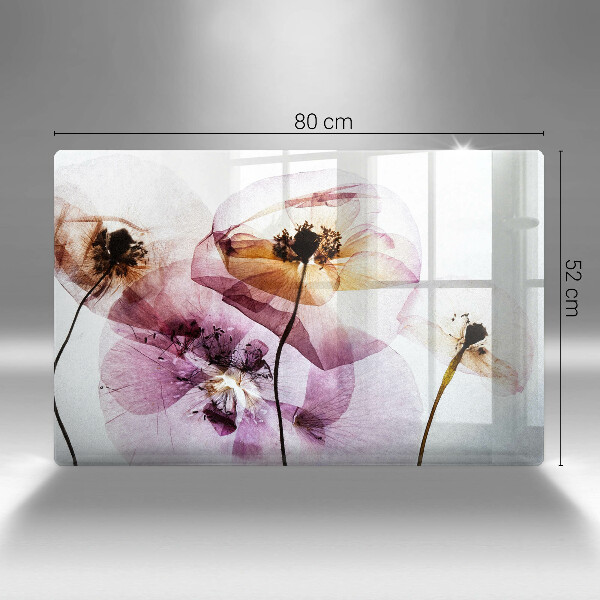 Tábua de corte Flores delicadas