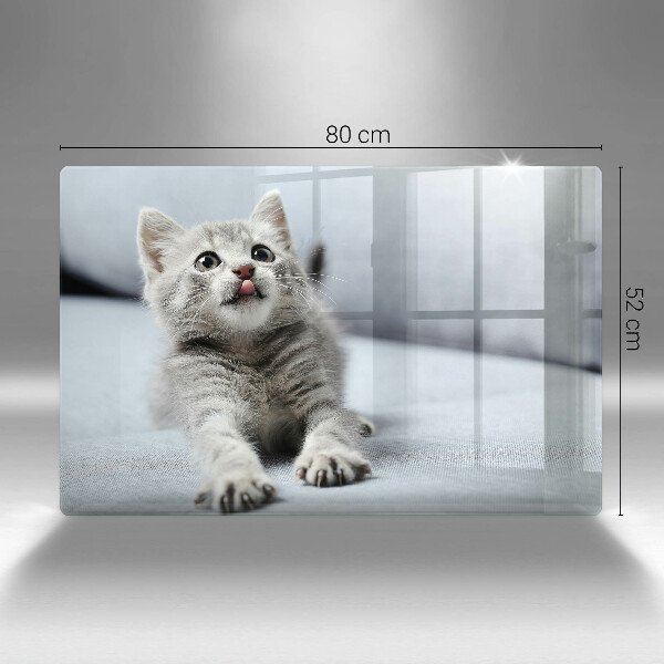 Tábua de cortar Um gatinho fofo