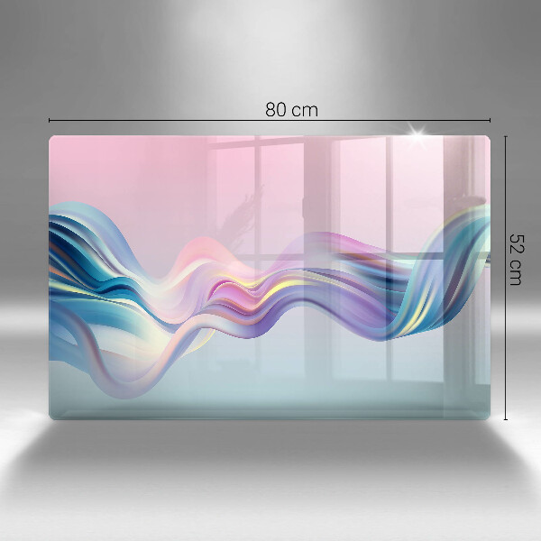 Tábua cozinha abstração pastel