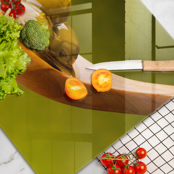 Tábua de cortar alimentos Azeite e azeitonas