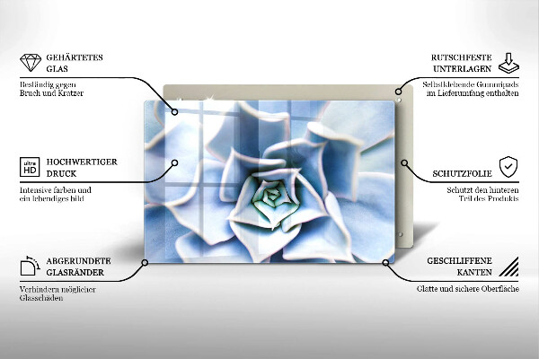Tábua de corte planta de flor