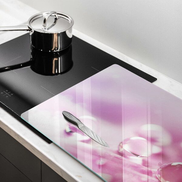 Tábua de cortar Pétalas de flores de orvalho