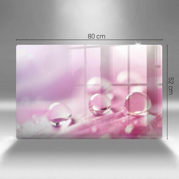 Tábua de cortar Pétalas de flores de orvalho