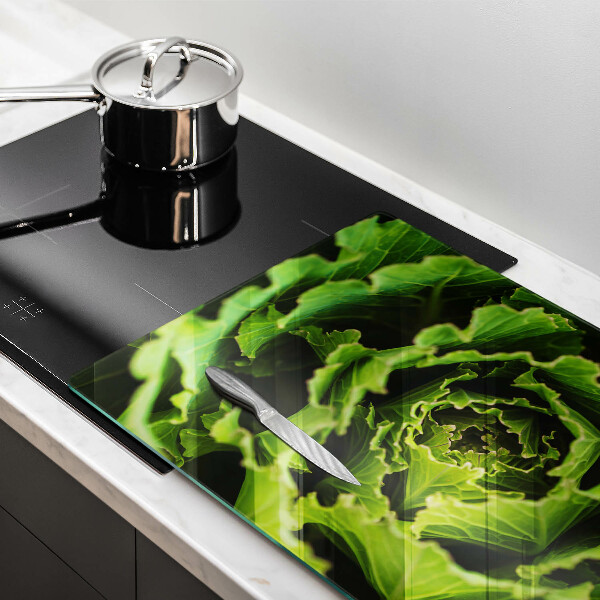 Tábua para cozinha Comer folhas de alface