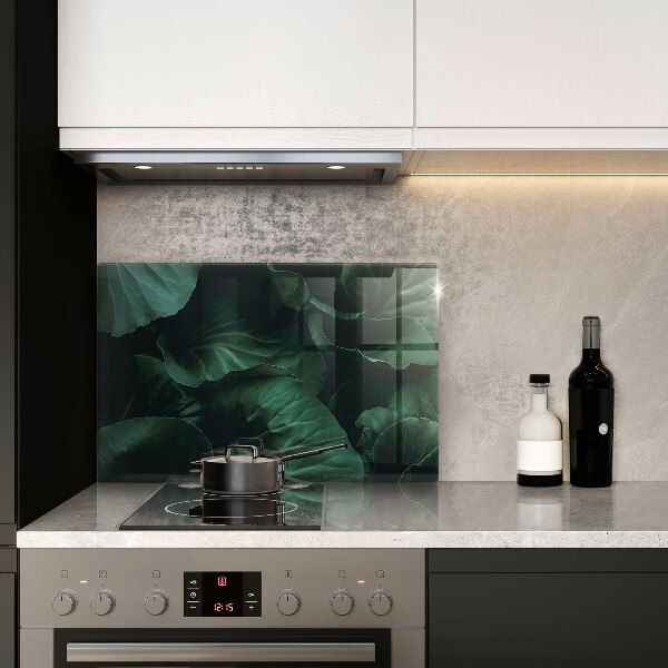 Tábua corte Folhas escuras selvagens