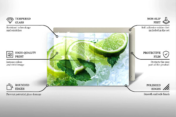 Tábua cozinha Limão, hortelã e gelo