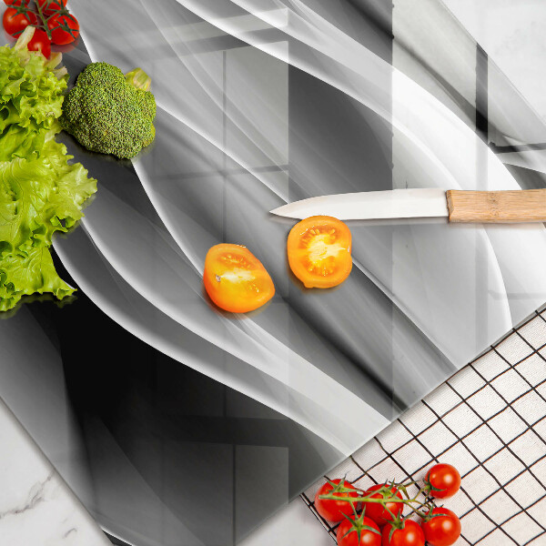 Tábua de corte Linhas suaves de abstração