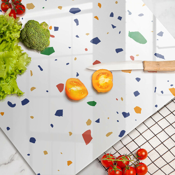 Tábua de vidro Grés colorido