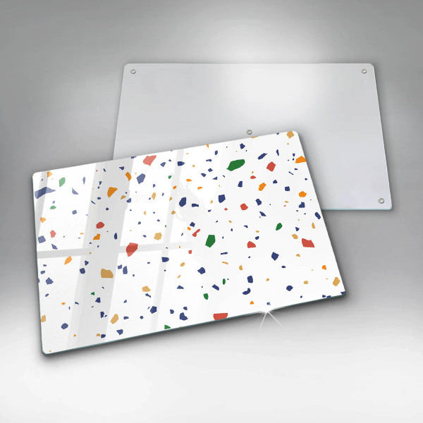 Tábua de vidro Grés colorido