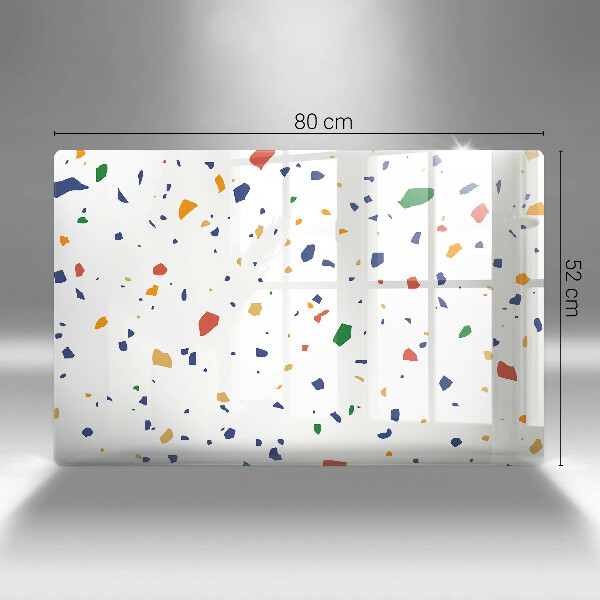 Tábua de vidro Grés colorido