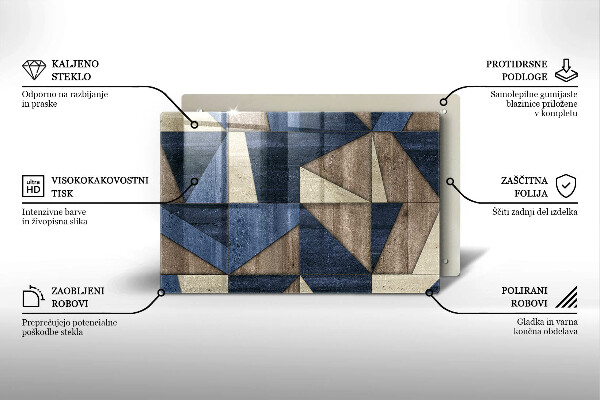 Tábua de corte Abstração geométrica