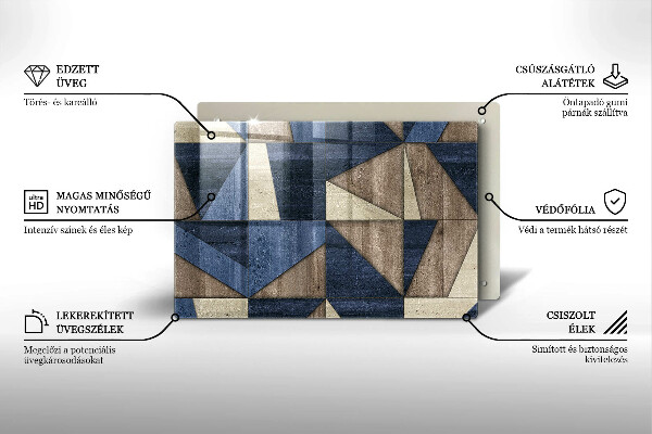 Tábua de corte Abstração geométrica
