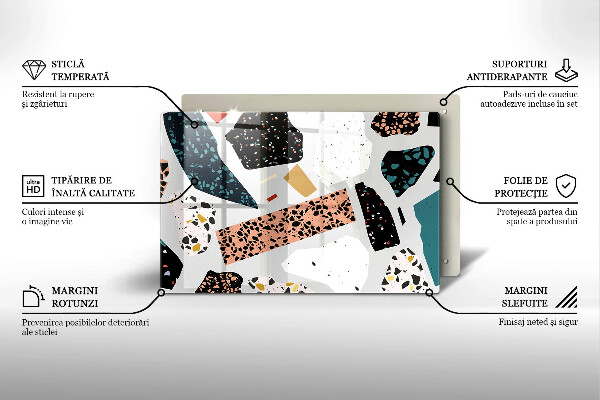 Tábua corte Pedra de porcelana