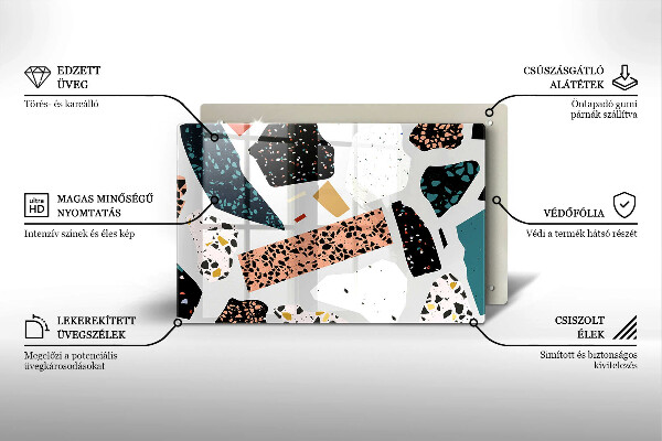 Tábua corte Pedra de porcelana