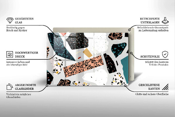 Tábua corte Pedra de porcelana