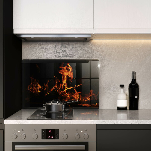 Tábua para cozinha Fogo, chama viva