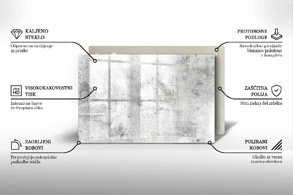 Tábua de cortar alimentos Textura de concreto